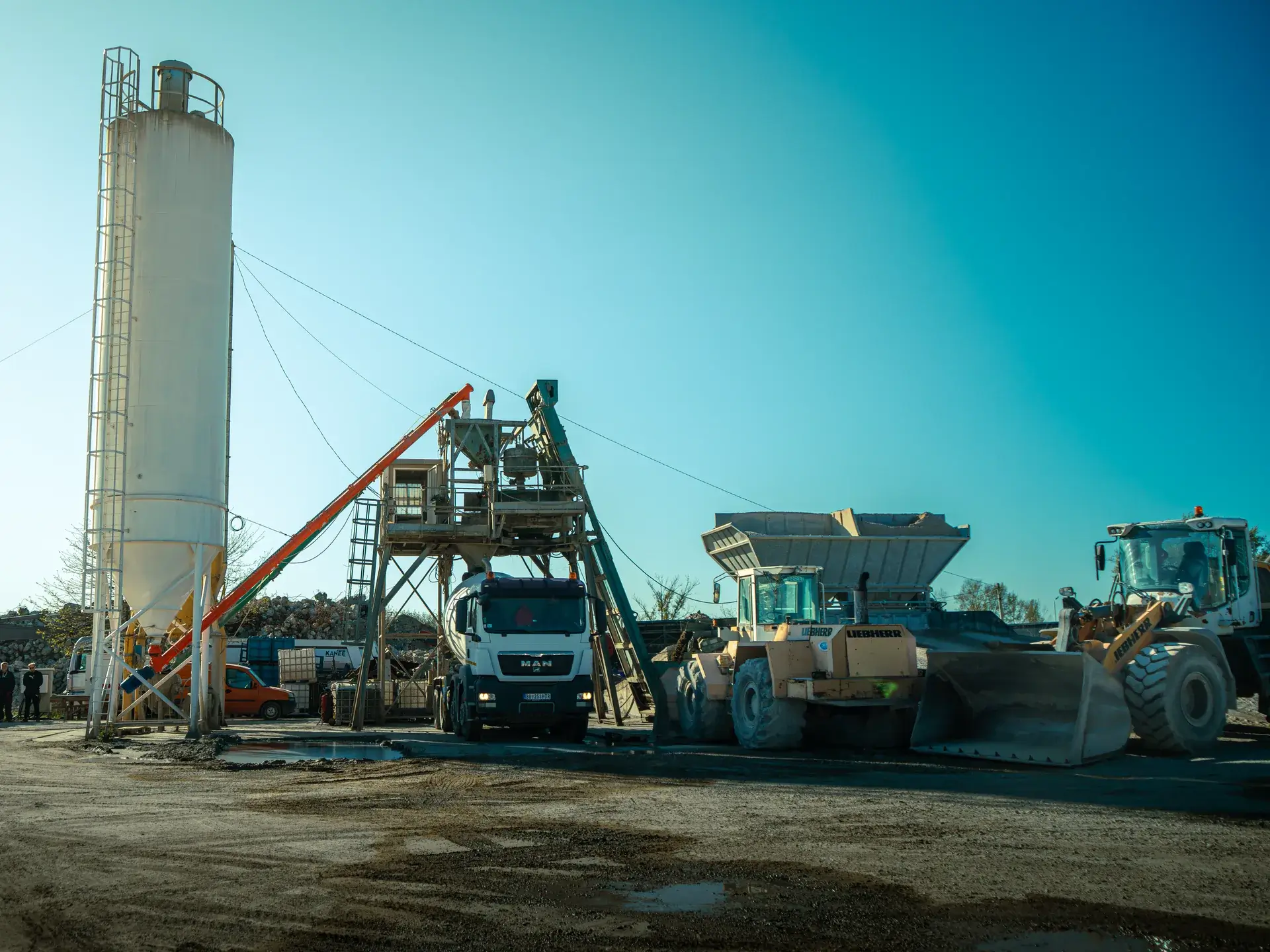 Betonska baza Banbus beton u radu